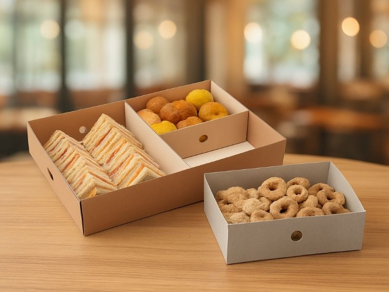 bandejas para catering