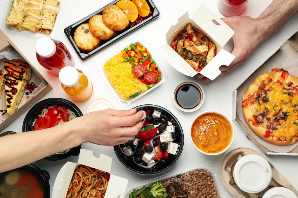 people eat takeaway food delivery tasty food on 2025 04 01 20 52 07 utc