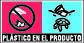 Símbolo contiene plástico en el producto