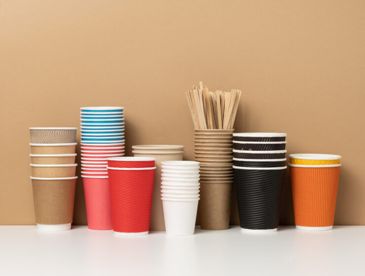 stacks of assorted disposable paper cups for drink 2026 03 24 12 57 54 utc