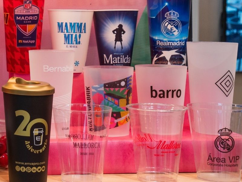 vasos plastico reutilizables