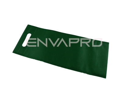 FUNDA NO TEJIDO VERDE INGLÉS PARA BOTELLA 80gr 17x40x10cm