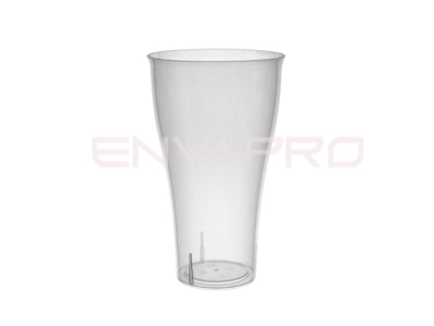 VASO PP PREMIUM IRROMPIBLE  REUTILIZABLE TRANSLUCIDO 450 ml 