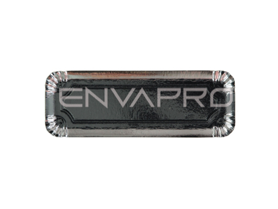 BANDEJA CARTÓN PLATA NºA-1 TRONCO  90 x 270mm PAQ. 100uds
