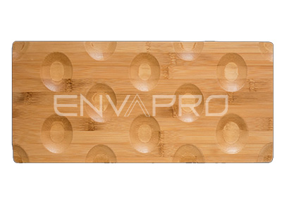 BANDEJA BAMBOO 8 HUECOS COOKPLAY 440 x 200 x 10 mm.