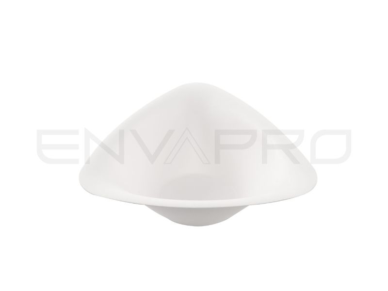 BOWL TRIANGULAR CAÑA DE AZUCAR BLANCO 600 ML