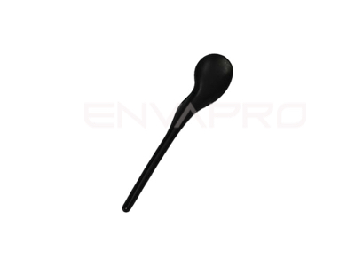 CUCHARILLA COOKPLAY NEGRA COMPOSTABLE Y REUTILIZABLE 110mm
