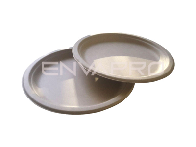 PLATO CAÑA DE AZUCAR COLOR KRAFT 220 mmØ