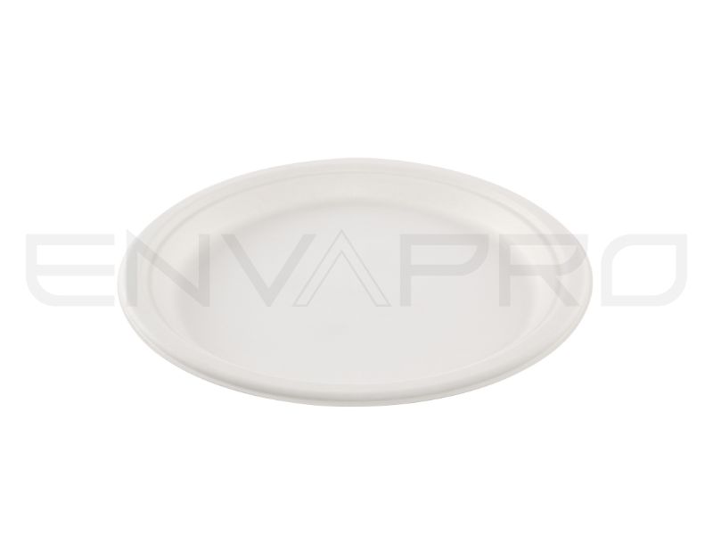 PLATO CAÑA DE AZUCAR BLANCO 220 mmØ