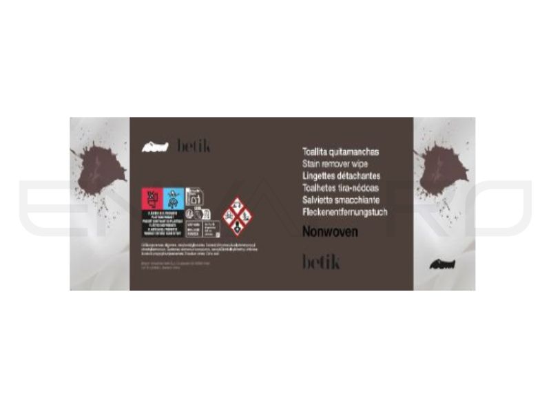 TOALLITA QUITAMANCHAS NONWOVEN 75 x 120 mm