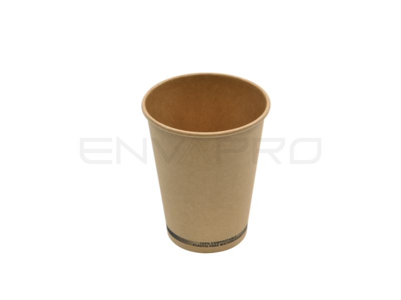 VASO DE PAPEL KRAFT CON WATERBASED 12/14 oz 360 ml