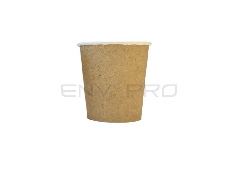 VASO CARTÓN KRAFT/BLANCO 8 oz 240 ml BOCA 80 mmØ