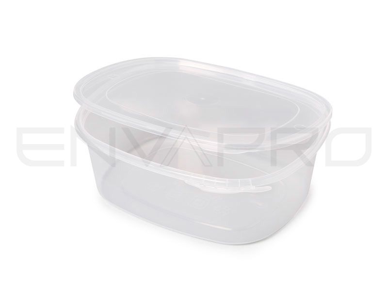 ENVASE BISAGRA SEGURIDAD 1000CC TRANSPARENTE 149x185x65 mm