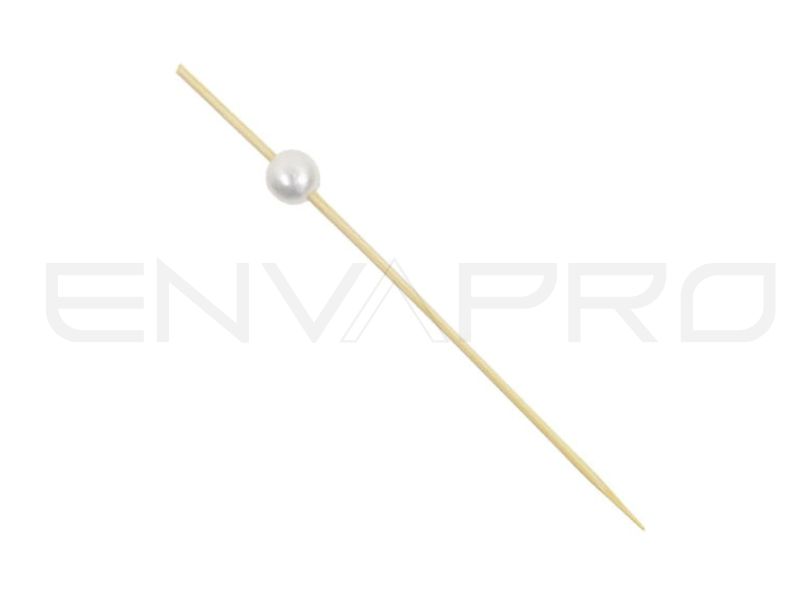 BROCHETA BAMBÚ PERLA 120 mm