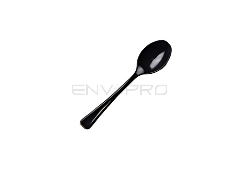 MINI CUCHARA PS NEGRO 100 x 16 mm