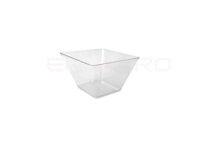 MINI COPA PET CUADRADA TRANSPARENTE 2,7 oz 69 x 66 x 47 mm