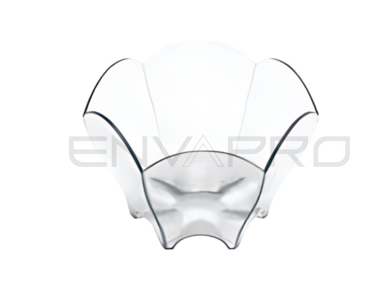 MINI COPA PS TULIPA TRANSPARENTE 2,4 oz 70 x 65 x 45 mm