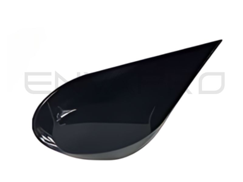 MINI CUCHARA DEGUSTACIÓN PS GOTA NEGRO 100 x 50 x 30 mm