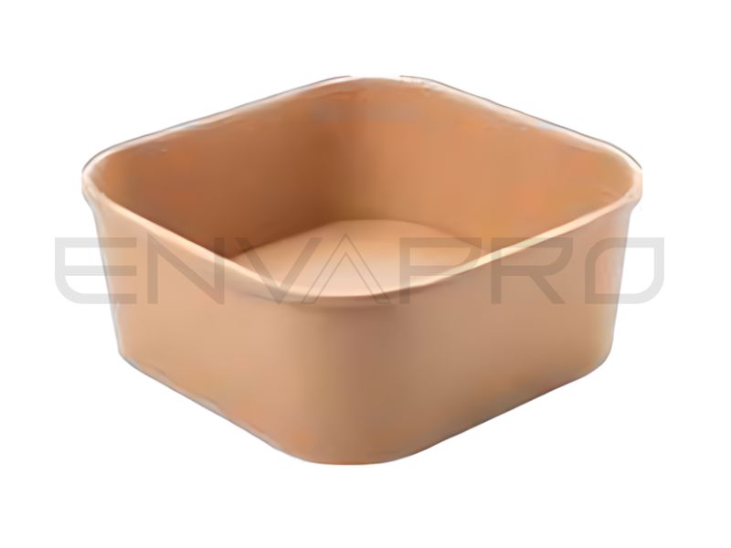 ENVASE CUADRADO CARTÓN KRAFT 1.230 ml 16,5 x 16,5 cm
