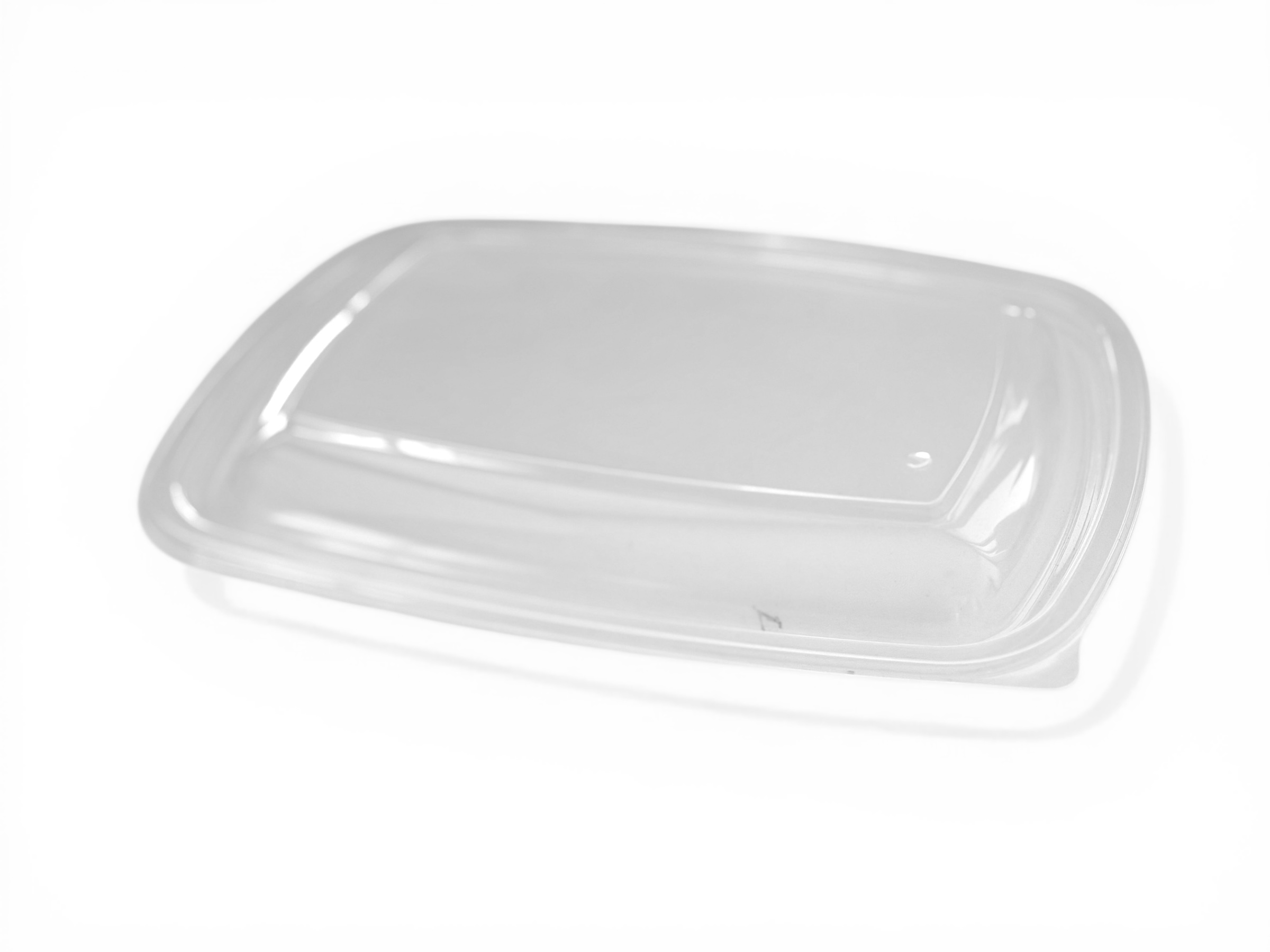 TAPA ENVASE PP RECTANGULAR NEGRO 900ml 