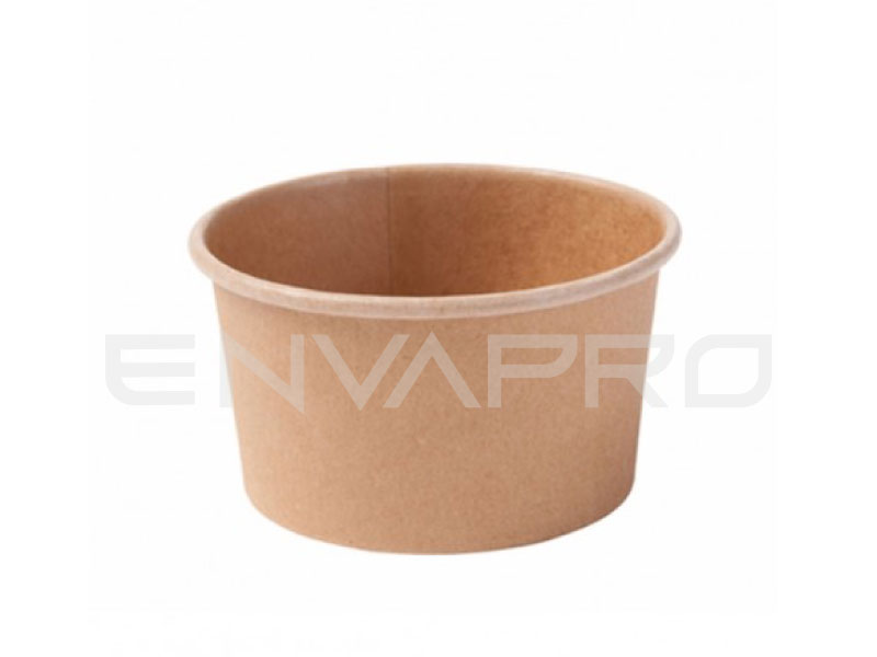 TARRINA CARTÓN KRAFT/KRAFT 12-14 oz 350-400 ml - 115mmØ