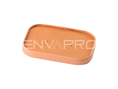TAPA CARTÓN PARA ENVASE KRAFT/KRAFT RECTANGULAR 172 x 120 mm