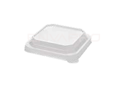 TAPA PET TRANSPARENTE 125 x 125 mm