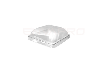 TAPA PET TRANSPARENTE PARA MINI COPA CUADRADA 74 x 74 mm