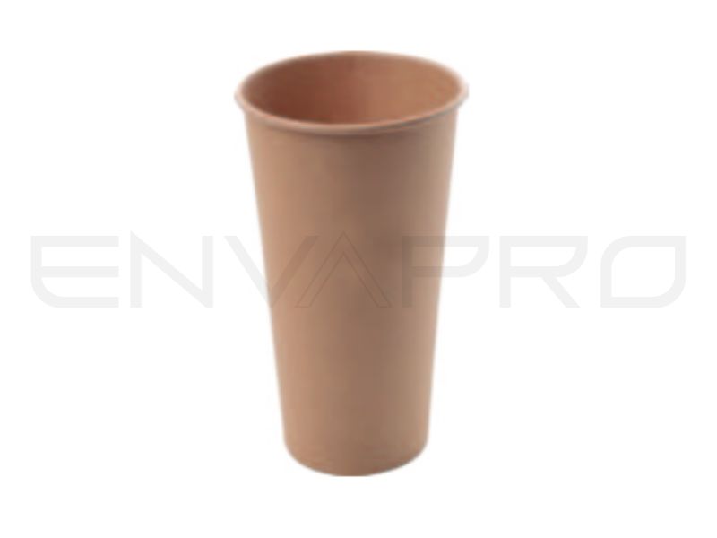 VASO CARTÓN KRAFT/KRAFT 20 oz  600 ml BOCA 90 mmØ