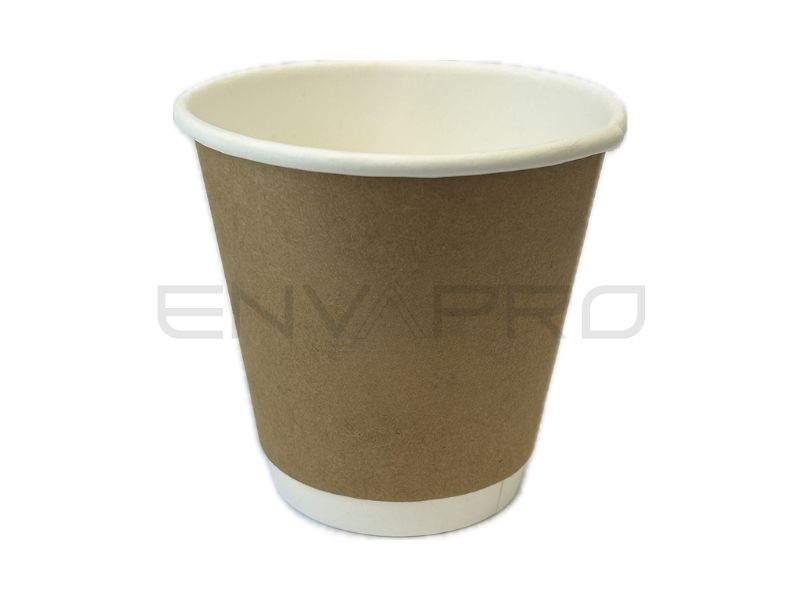 VASO CARTÓN DOBLE PARED KRAFT 12/14 oz 350 ml  BOCA 90 mmØ