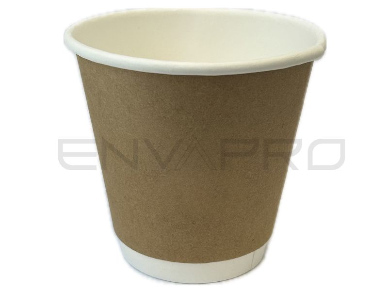 VASO CARTÓN DOBLE PARED KRAFT 16 oz 480 ml  BOCA 90 mmØ