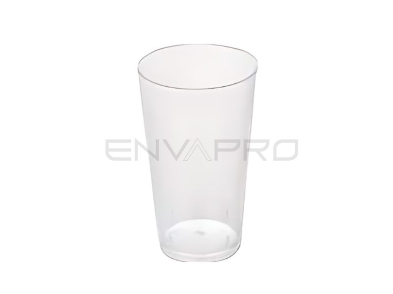 MINI VASO CONICO PS TRANSPARENTE  3,2 oz 80 x 45 mmØ