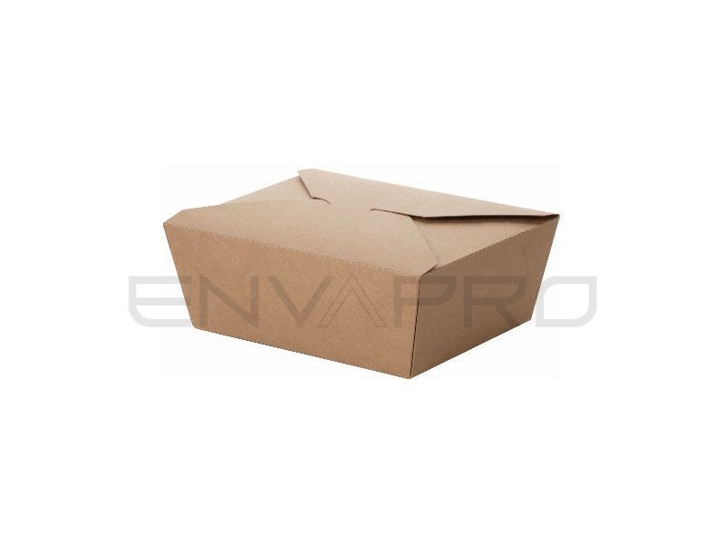 ENVASE ORIENTAL PAGODA KRAFT BIO 1.400 ml 150X120X65 mm