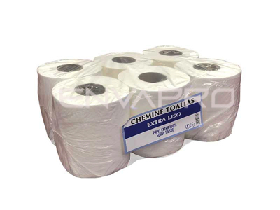 SECAMANOS LISO PAPEL CHEMINE EXTRA 1 KG. 6 UD 20gr/mq