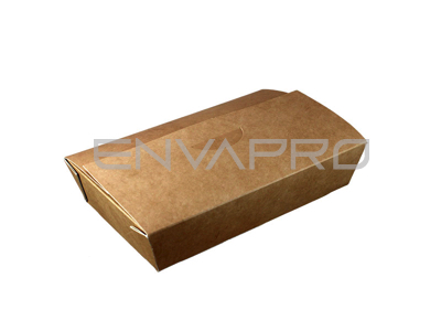 ENVASE BOX4N020 CARTÓN EFECTO KRAFT MEDIANO 201 x 137 x 45 mm