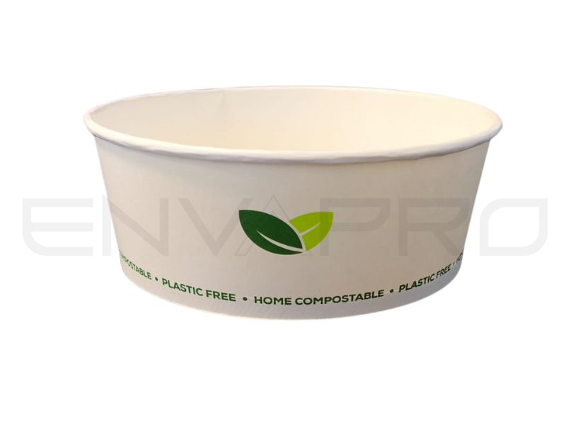 ENSALADERA PLASTIC FREE DISEÑO BIO CARTÓN 38 oz. 1120 ml. SIN TAPA