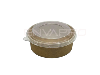 ENSALADERA BASE KRAFT/KRAFT CON TAPA PP 25 oz 750 ml.