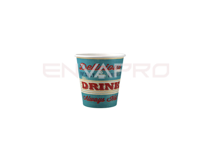 VASO CARTÓN DECORADO HAPPY DRINK 4 oz. 126 ml.