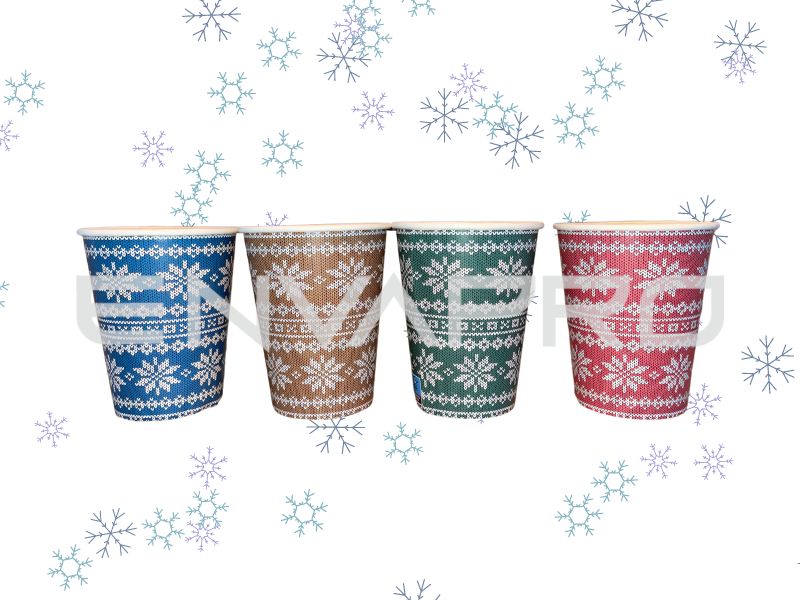 VASO CARTÓN DECORADO JERSEY 8 oz 237 ml