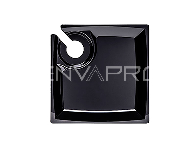 MICO0016 PLATO CUADRADO NEGRO COCTAIL 210 x 210 mm