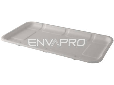 BANDEJA RECTANGULAR CAÑA AZUCAR ECOPRODUCT 280x153x14mm