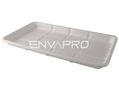 BANDEJA RECTANGULAR CAÑA AZUCAR ECOPRODUCT 375x210x25mm
