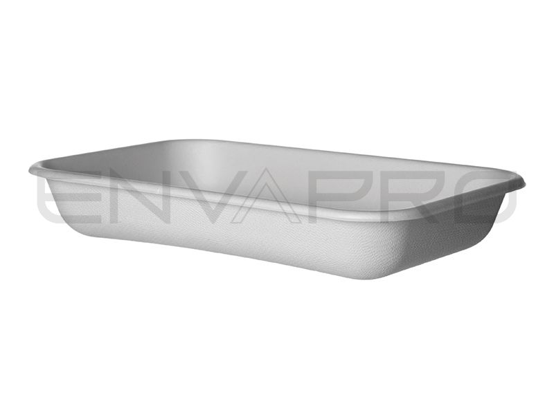 ENVASE RECTANGULAR CAÑA AZUCAR BLANCO VANGUARD (No PFAS) ECOPRODUCT 710ml