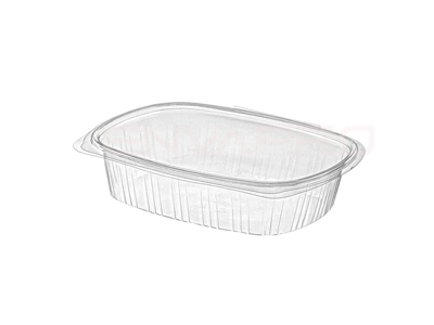 TARRINA PP RECTANGULAR TAPA BISAGRA 150 ml