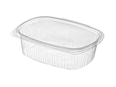 TARRINA PP RECTANGULAR TAPA BISAGRA 500 ml