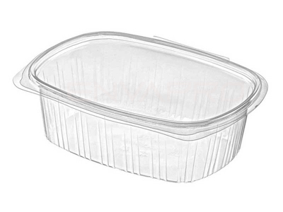 TARRINA PP RECTANGULAR TAPA BISAGRA 1.000 ml