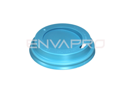TAPA PS TURQUESA PARA VASO CARTON 80 mmØ