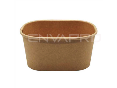 ENVASE KRAFT/KRAFT RECTANGULAR 8 OZ 250 ml 108 x 78 x 50 mm
