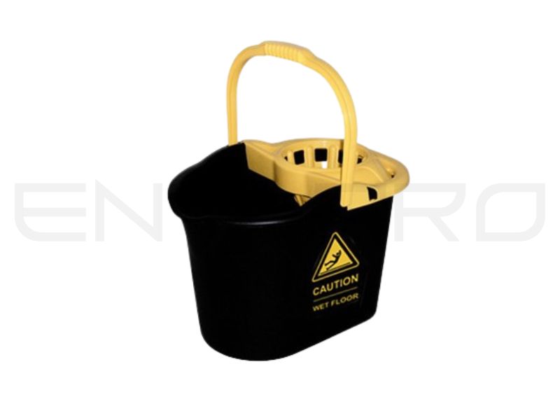 CUBO CAUTION RESOL 16 LITROS NEGRO/AMARILLO