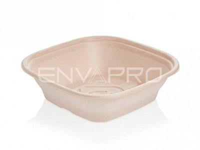 ENVASE CUADRADO BEPULP 3.500 ml. 273 x 273 x 94 mm